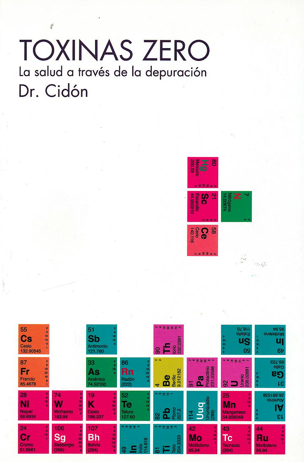 Portada del libro 9788461688708 Toxinas Zero. la Salud a Traves de la Depuracion