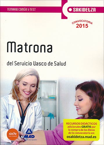Portada del libro 9788467614657 Matrona del Servicio Vasco de Salud-Osakidetza. Temario Comun y Test