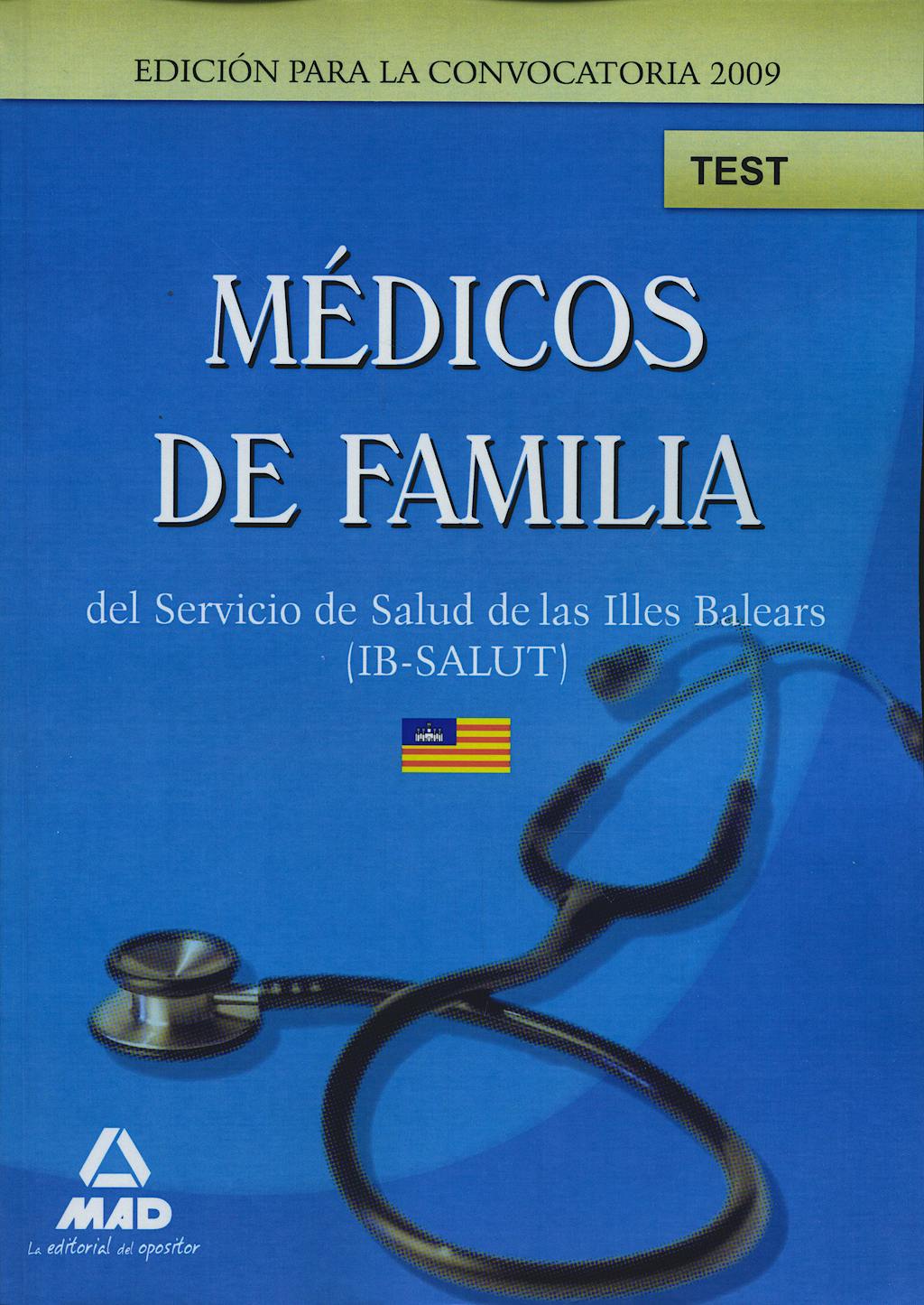 Portada del libro 9788467629798 Medicos de Familia del Servicio de Salud de las Illes Balears (Ib-Salut). Test