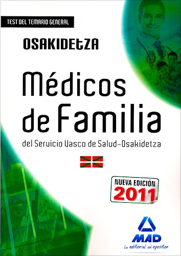Portada del libro 9788467669855 Medicos de Familia del Servicio Vasco de Salud-Osakidetza. Test del Temario General