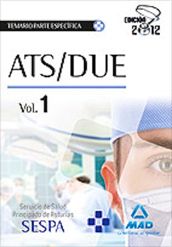 Portada del libro 9788467680768 Ats/due del Servicio de Salud del Principado de Asturias (Sespa). Temario de la Parte Especifica, Vol. 1