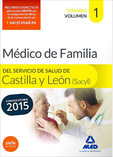 Portada del libro 9788467683349 Medico de Familia del Servicio de Salud de Castilla y Leon (Sacyl). Temario, Vol. 1