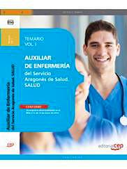Portada del libro 9788468151663 Auxiliar de Enfermeria del Servicio Aragones de Salud. Temario, Vol. I