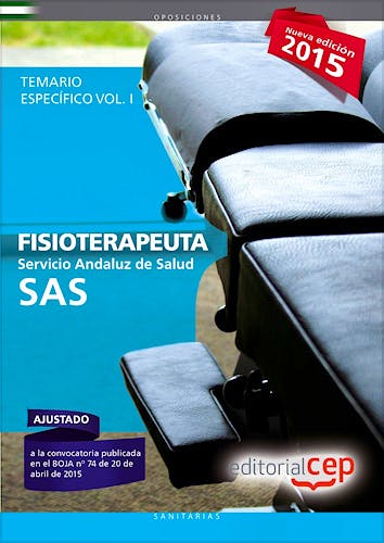 Portada del libro 9788468157535 Fisioterapeuta Servicio Andaluz de Salud (SAS). Temario Específico, Vol. I