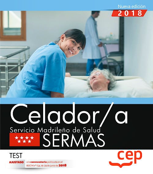 Portada del libro 9788468172521 Celador/a Servicio Madrileño de Salud (SERMAS). Test