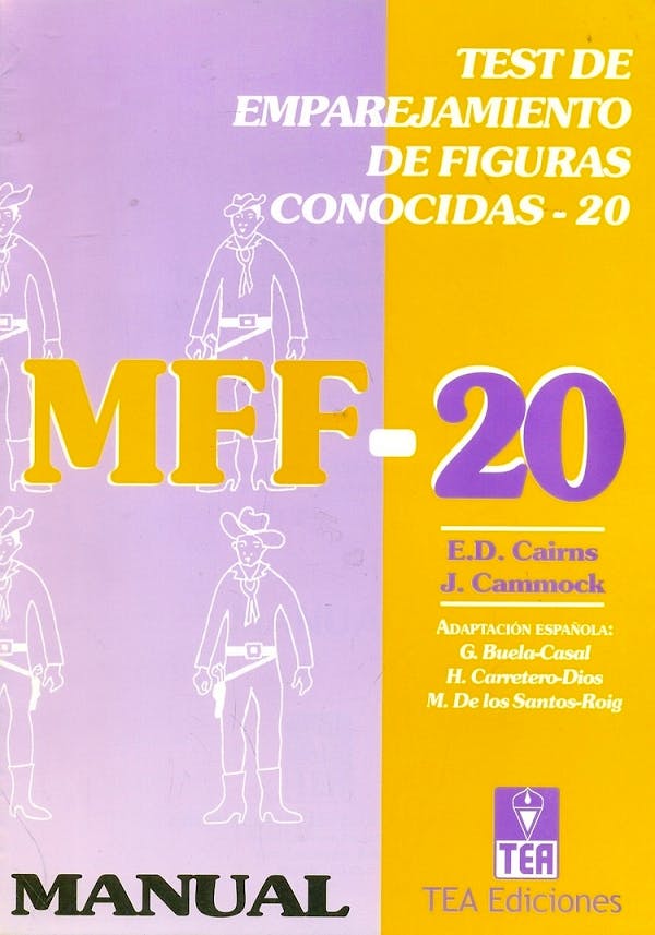 Portada del libro 9788471748164 MFF-20 Test de Emparejamiento de Figuras Conocidas (Juego Completo)