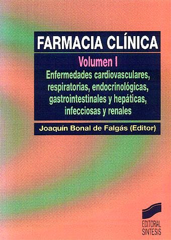 Portada del libro 9788477386438 Farmacia Clinica, Vol. 1