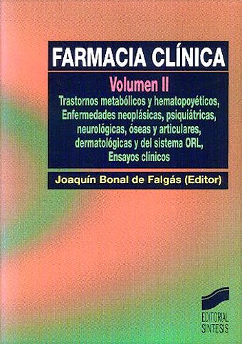 Portada del libro 9788477386445 Farmacia Clínica, Vol. 2