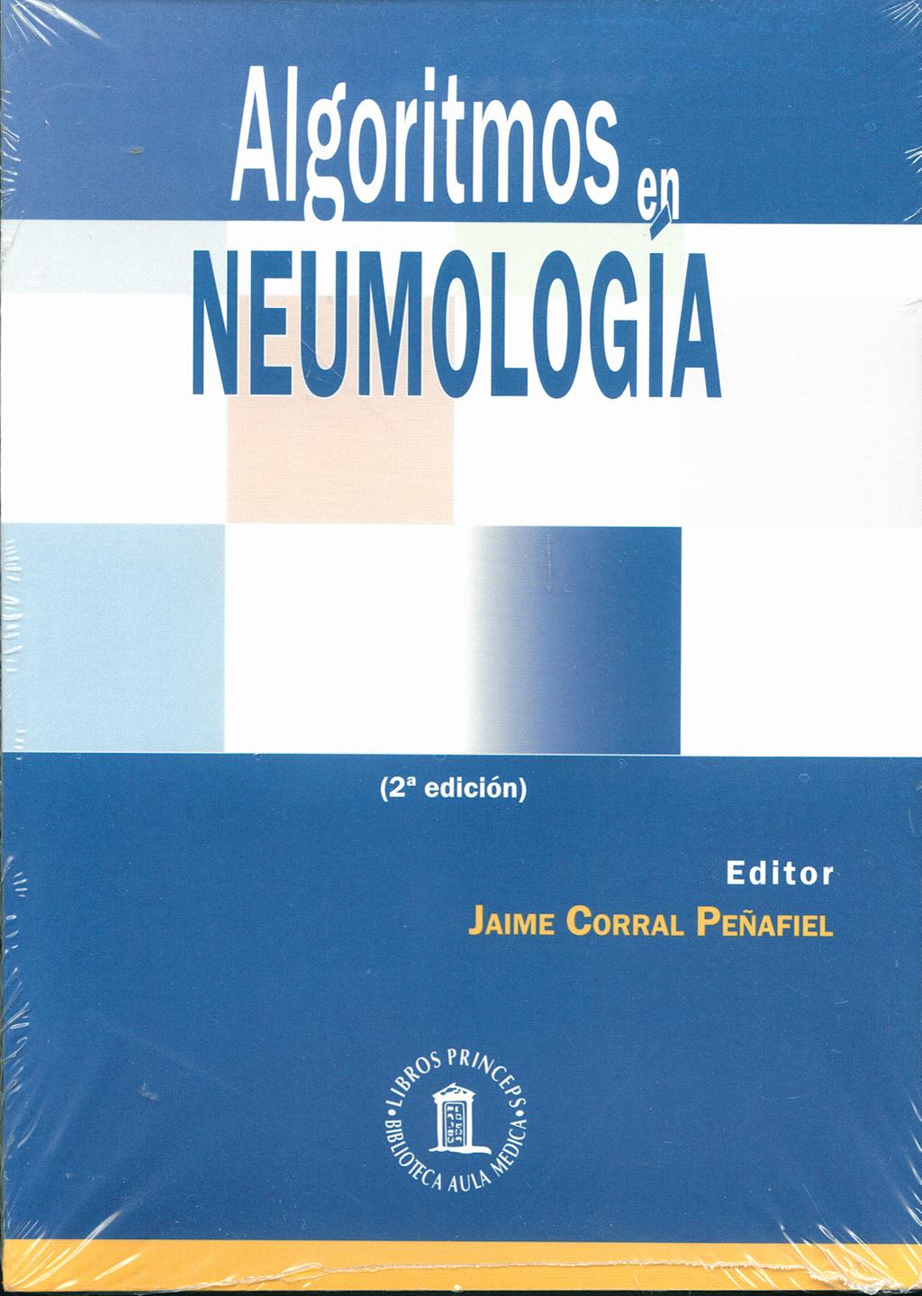 Portada del libro 9788478854776 Algoritmos en Neumología