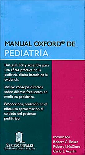Portada del libro 9788478855155 Manual Oxford de Pediatría
