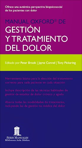 Portada del libro 9788478855667 Manual Oxford de Gestión y Tratamiento del Dolor