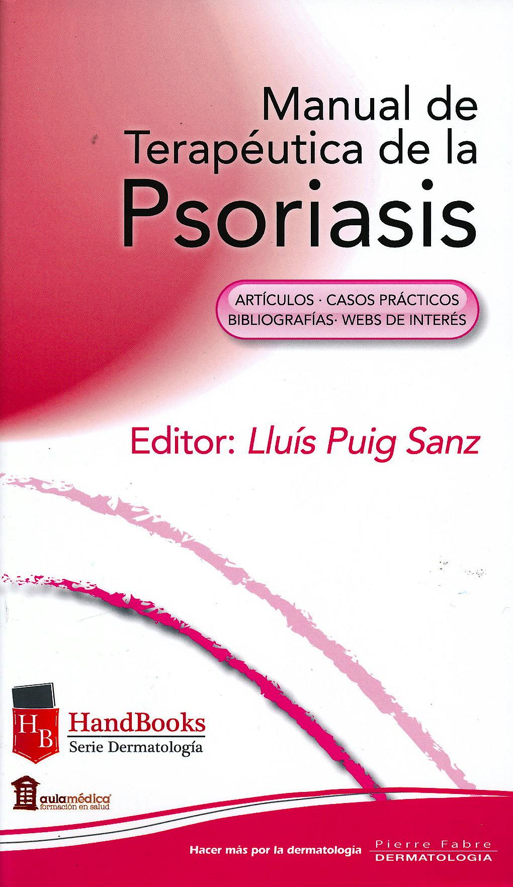 Portada del libro 9788478855698 Manual de Terapeutica de la Psoriasis