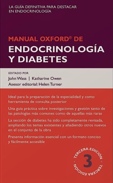 Portada del libro 9788478856022 Manual Oxford de Endocrinología y Diabetes