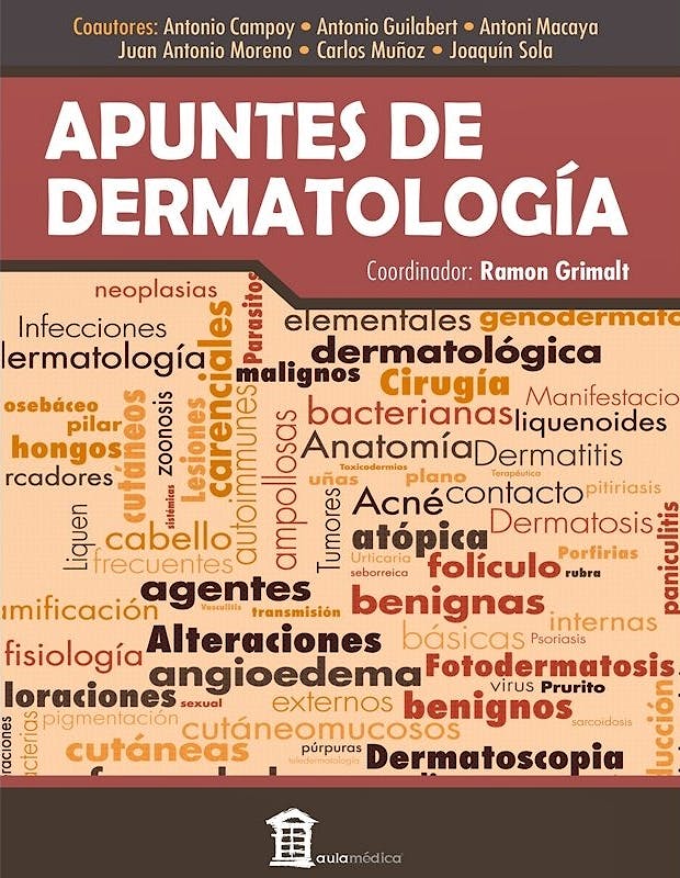 Portada del libro 9788478856206 Apuntes de Dermatología
