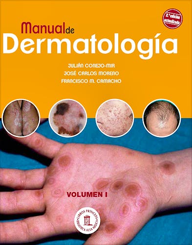 Portada del libro 9788478856282 Manual de Dermatología, 2 Vols.