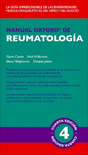 Portada del libro 9788478856602 Manual Oxford de Reumatología