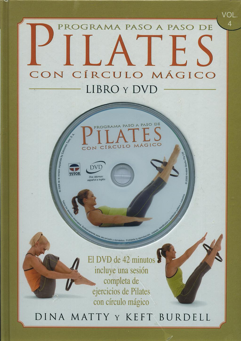 Portada del libro 9788479027025 Programa Paso a Paso de Pilates con Circulo Magico. Libro y Dvd