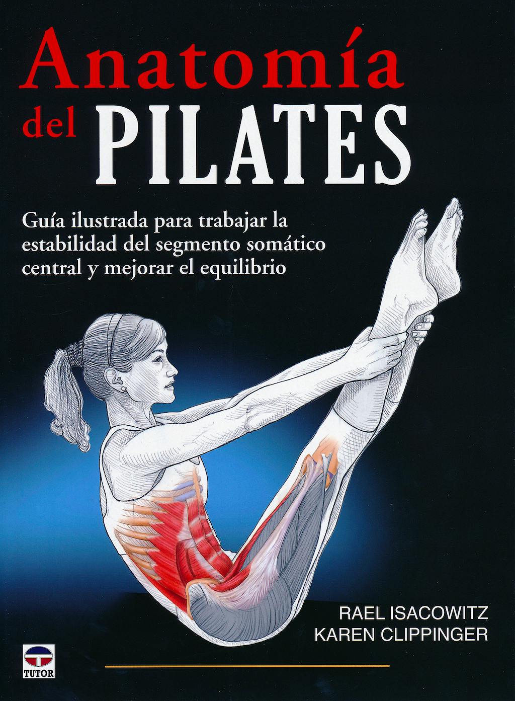 Portada del libro 9788479028855 Anatomía del Pilates. Guía Ilustrada para Trabajar la Estabilidad del Segmento Somático Central y Mejorar el Equilibrio