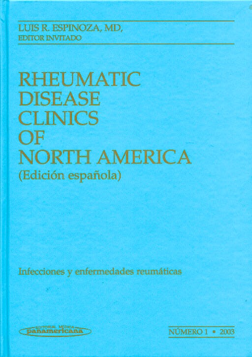 Portada del libro 9788479038229 Clinicas Reumatologia 2003 Nº 1: Infecciones y Enfermedades Reumaticas