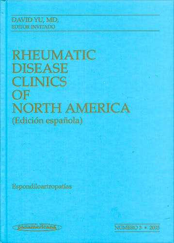 Portada del libro 9788479038243 Clinicas Reumatologia 2003 T3 Espondiloartropatias