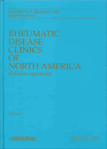 Portada del libro 9788479038250 Rheumatic Disease Clinics Of North America. Artrosis. Nº 4, 2003