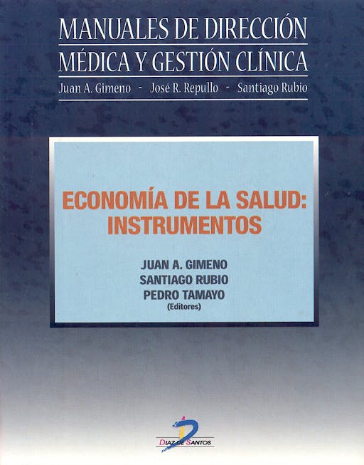 Portada del libro 9788479787332 Economia de la Salud: Instrumentos