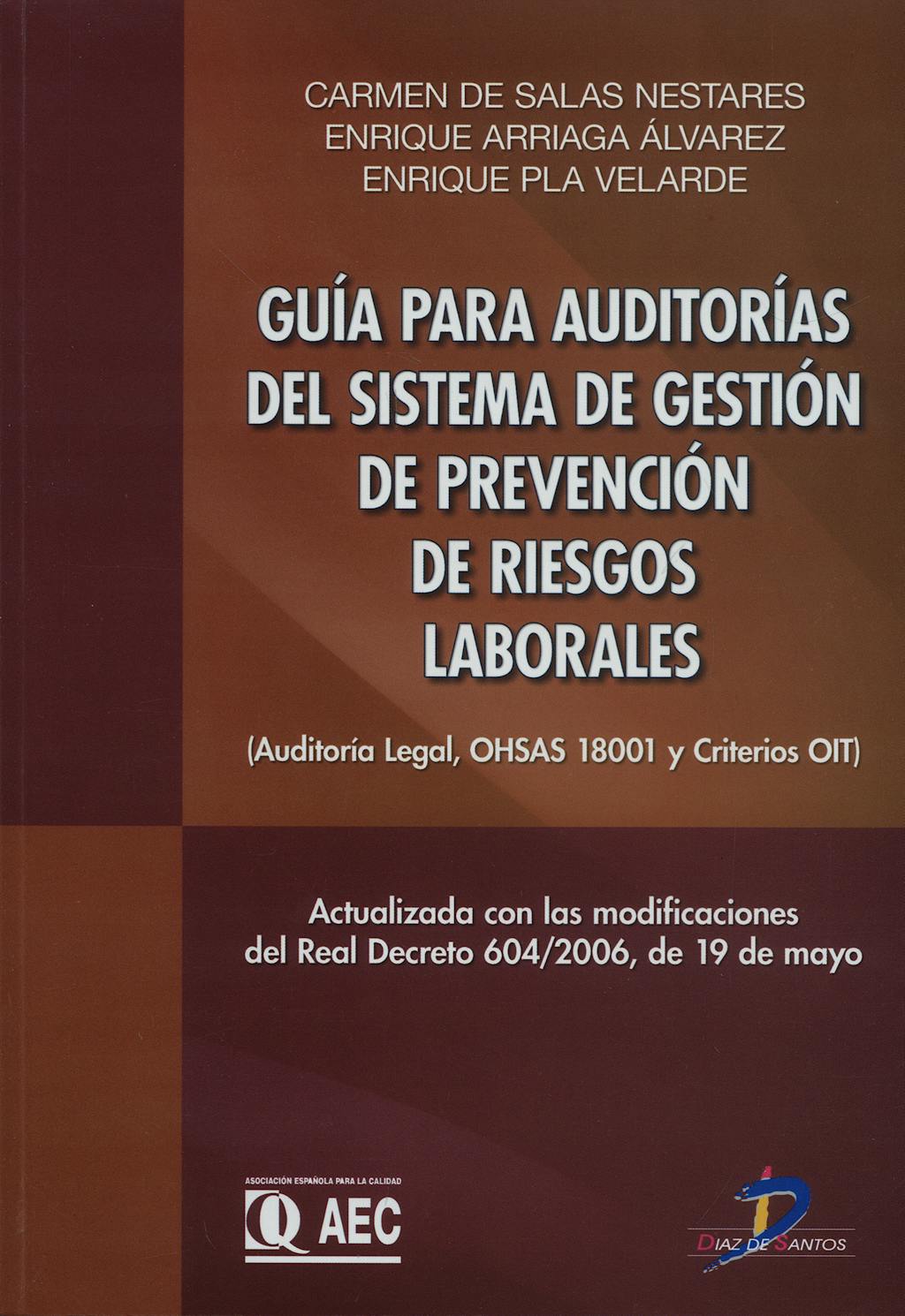 Portada del libro 9788479787882 Guia para Auditorias del Sistema de Gestión de Prevención De…