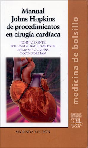 Portada del libro 9788480863803 Manual Johns Hopkins de Procedimientos en Cirugía Cardíaca
