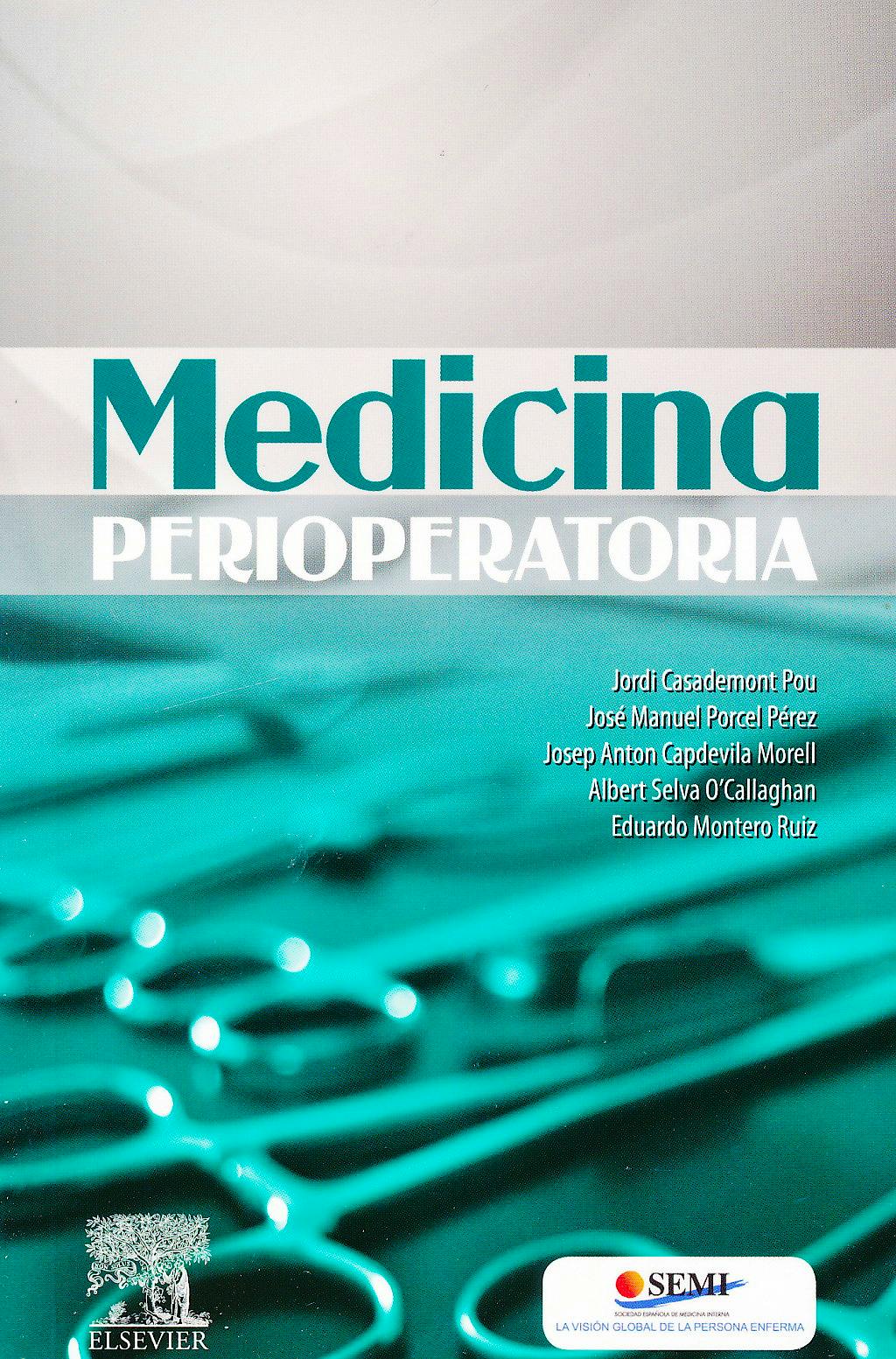 Portada del libro 9788480869362 Medicina Perioperatoria