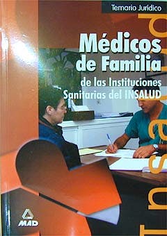 Portada del libro 9788483117095 Temario Juridico. Medicos de Familia. Insalud