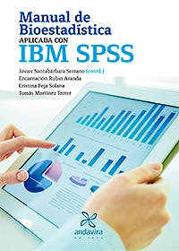 Portada del libro 9788484088684 Manual de Bioestadística Aplicada con IBM SPSS
