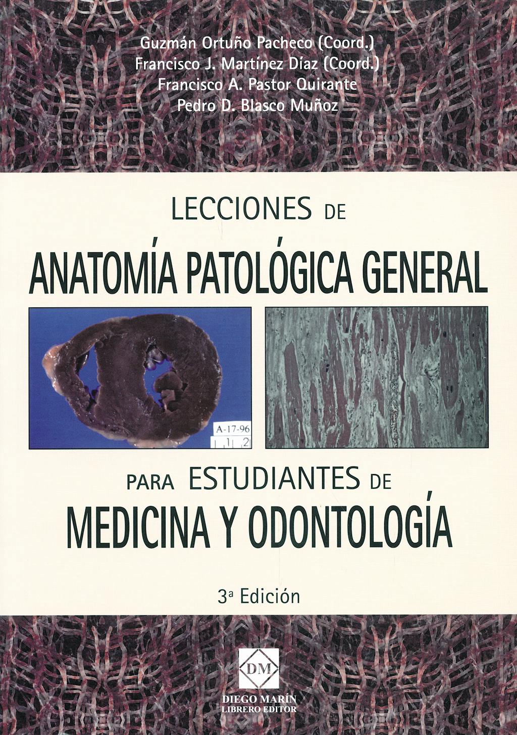 Portada del libro 9788484256786 Lecciones de Anatomía Patológica General para Estudiantes de Medicina y Odontología