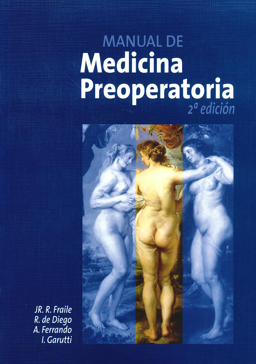 Portada del libro 9788484732709 Manual de Medicina Preoperatoria