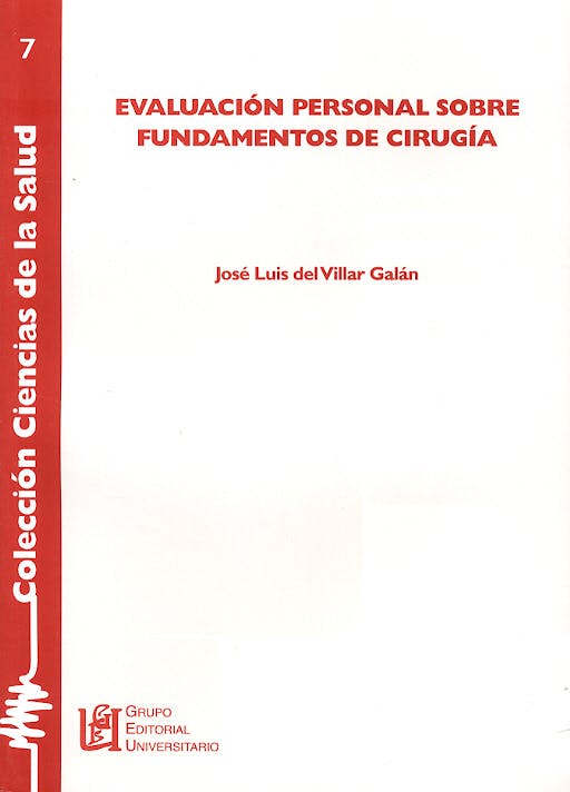 Portada del libro 9788484913412 Evaluacion Personal sobre Fundamentos de Cirugia (Coleccion Ciencias de la Salud 7)