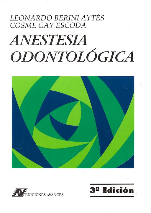 Portada del libro 9788487922435 Anestesia Odontológica