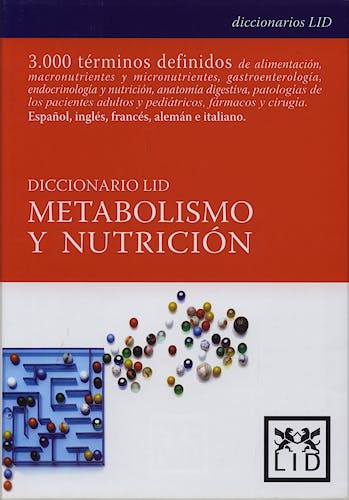 Portada del libro 9788488717931 Diccionario LID Metabolismo y Nutrición