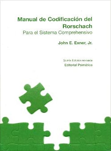 Portada del libro 9788488909107 Manual de Codificacion del Roschach