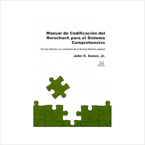 Portada del libro 9788488909244 Manual de Codificación del Rorschach para el Sistema Comprehensivo