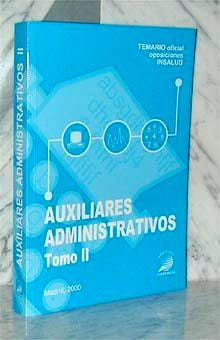 Portada del libro 9788489415539 Auxiliares Administrativos. Insalud, Vol. 2