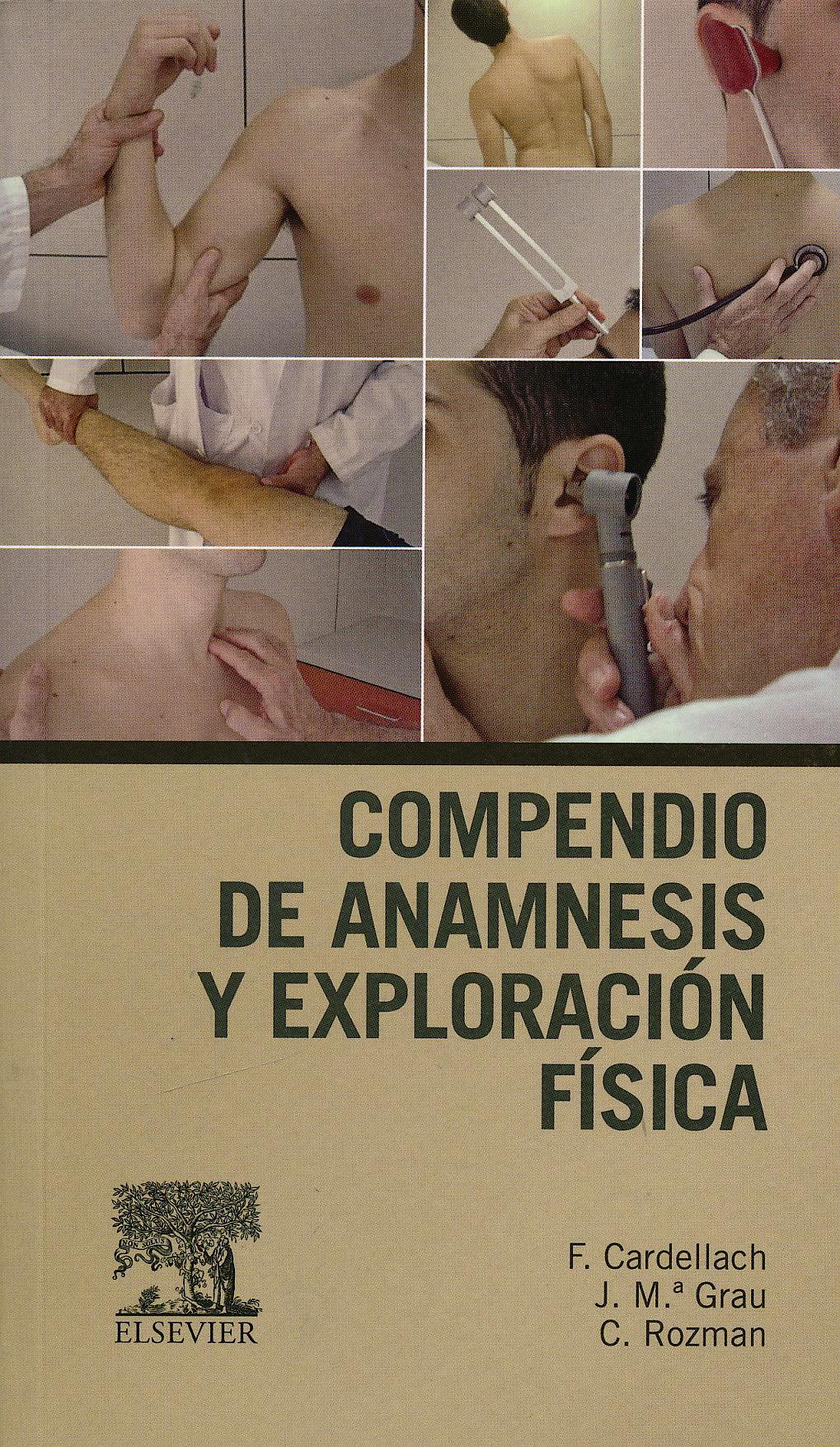 Portada del libro 9788490224359 Compendio de Anamnesis y Exploración Física