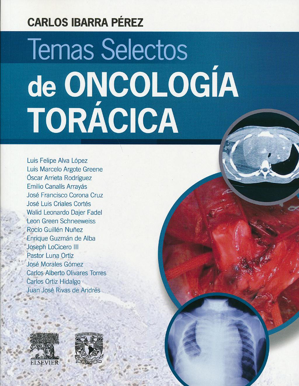 Portada del libro 9788490229439 Temas Selectos de Oncología Torácica