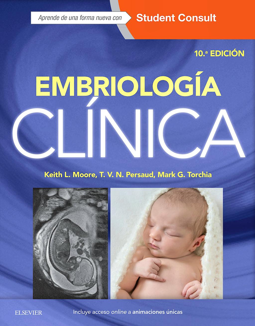 Portada del libro 9788490229873 Embriología Clínica + Acceso Online