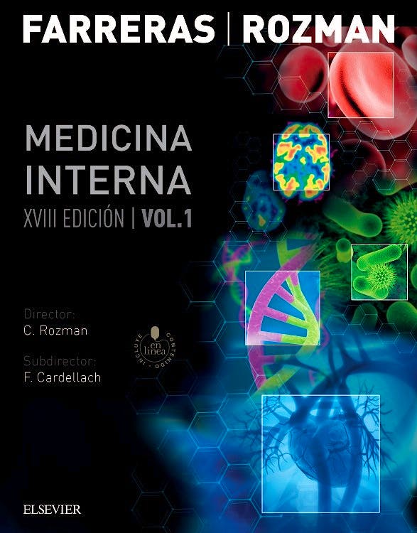 Portada del libro 9788490229965 Farreras y Rozman Medicina Interna, 2 Vols.