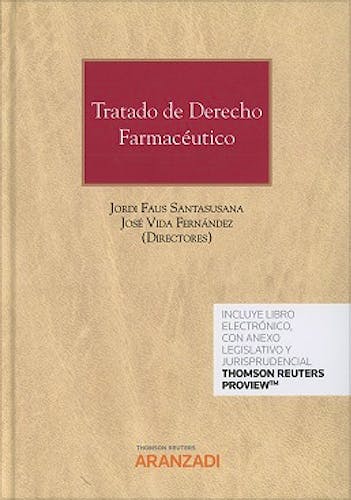 Portada del libro 9788490599976 Tratado de Derecho Farmacéutico