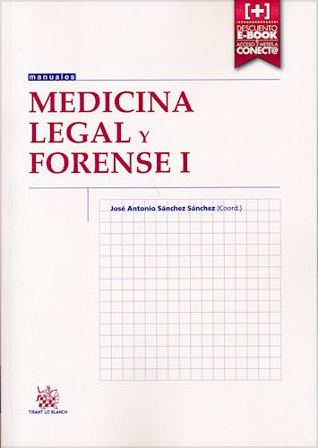Portada del libro 9788490861530 Medicina Legal y Forense I