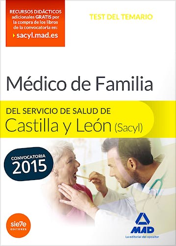 Portada del libro 9788490934524 Medico de Familia del Servicio de Salud de Castilla y Leon (Sacyl). Test