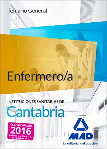 Portada del libro 9788490939925 Emfermero/a Instituciones Sanitarias de Cantabria. Temario General