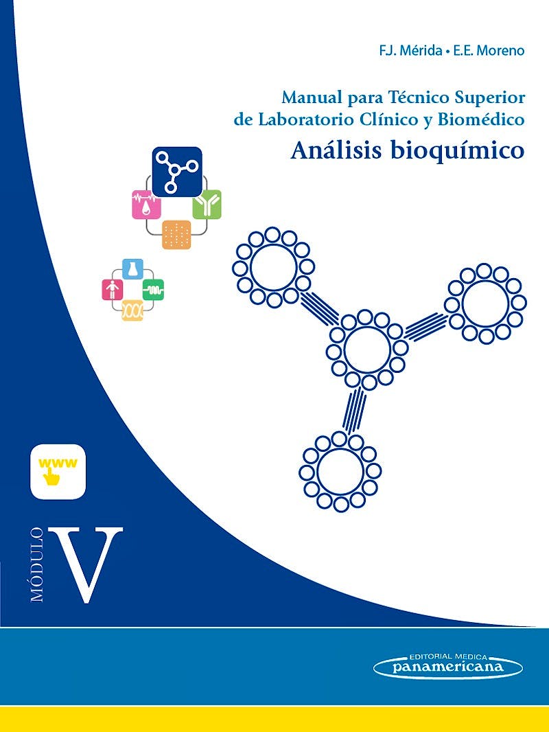 Portada del libro 9788491100041 Manual para Tecnico Superior de Laboratorio Clinico y Biomedico, Modulo V: Analisis Bioquimico