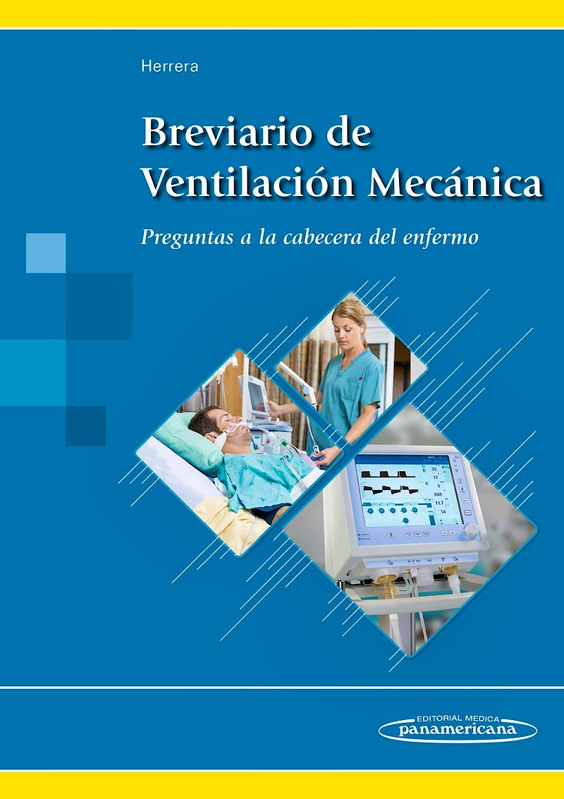 Portada del libro 9788491101888 Breviario de Ventilación Mecánica. Preguntas a la Cabecera del Enfermo