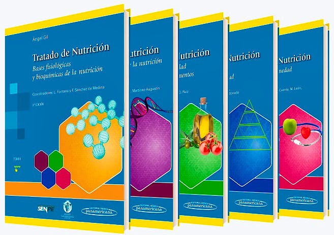 Portada del libro 9788491101956 Tratado de Nutrición, 5 Tomos